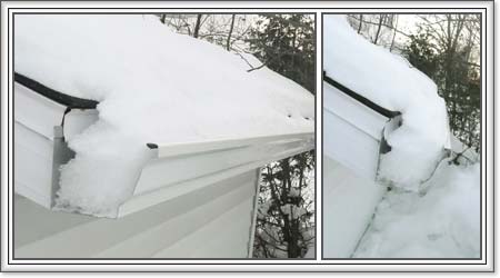 Gutter snow